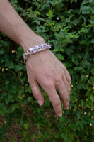 Pink Gem ID Bracelet