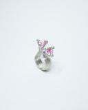 2 Gem Ring W/ Synthetic Sapphires