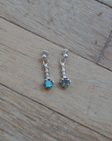 Minnie Dangle Earrings W/ Labradorite