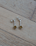 Minnie Dangle Earrings W/ Quartz