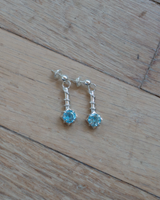 Minnie Dangle Earrings W/ Topaz