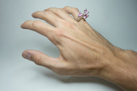 Ring W/ 3 Pink Sapphires