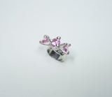 Ring W/ 3 Pink Sapphires (Size 5.5)