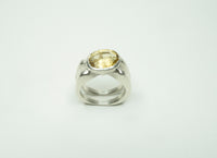 Yellow Quartz Ring (Size 8.75)