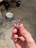 Ring W/ Pink Sapphire (Braid)